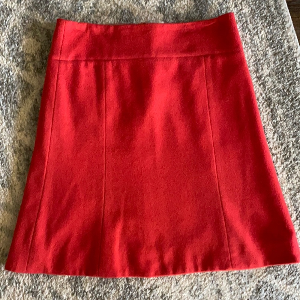 Coral J Crew a line skirt